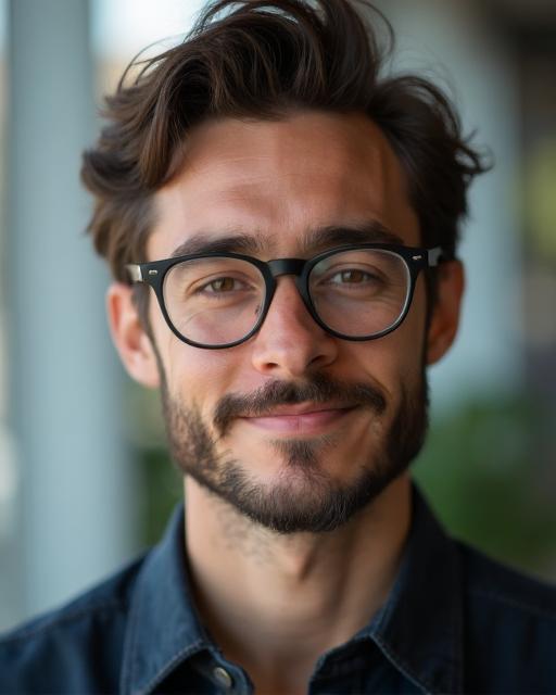 Modern tech startup professional