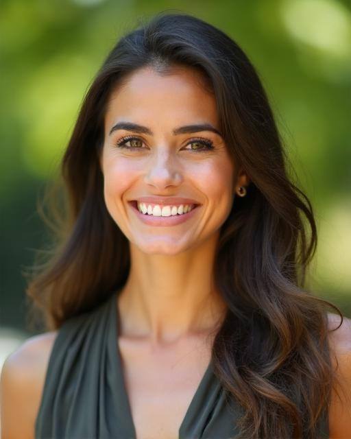 Natural outdoor professional headshot